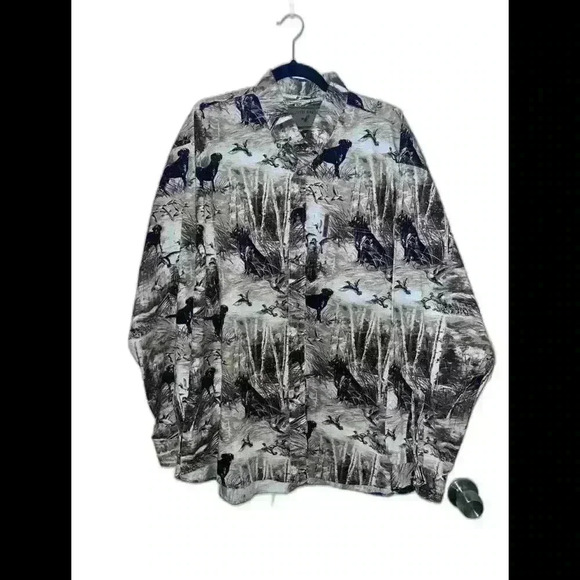 North River Outfitters Long Sleeve Men's Shirt XL Bird Dog Hunting Shooting - Picture 1 of 6
